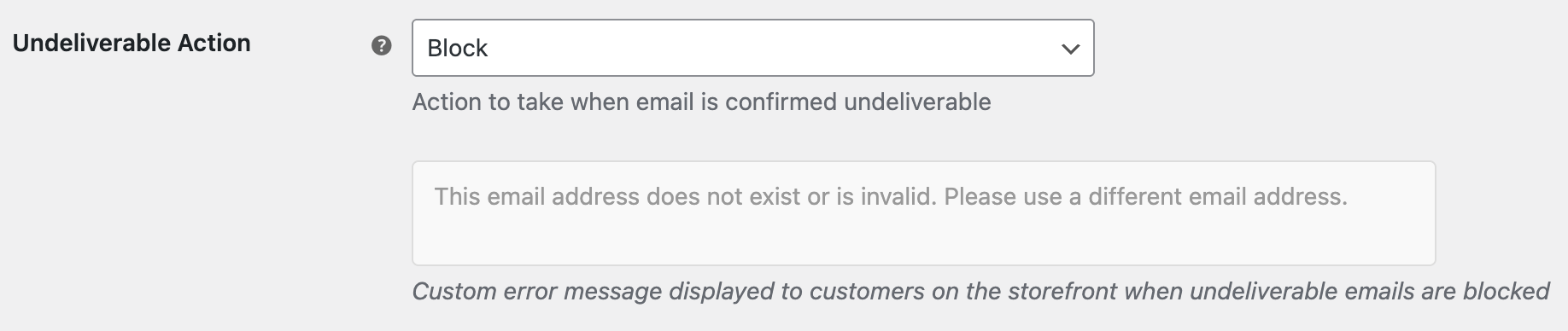 Customize Error Messages For Invalid Emails