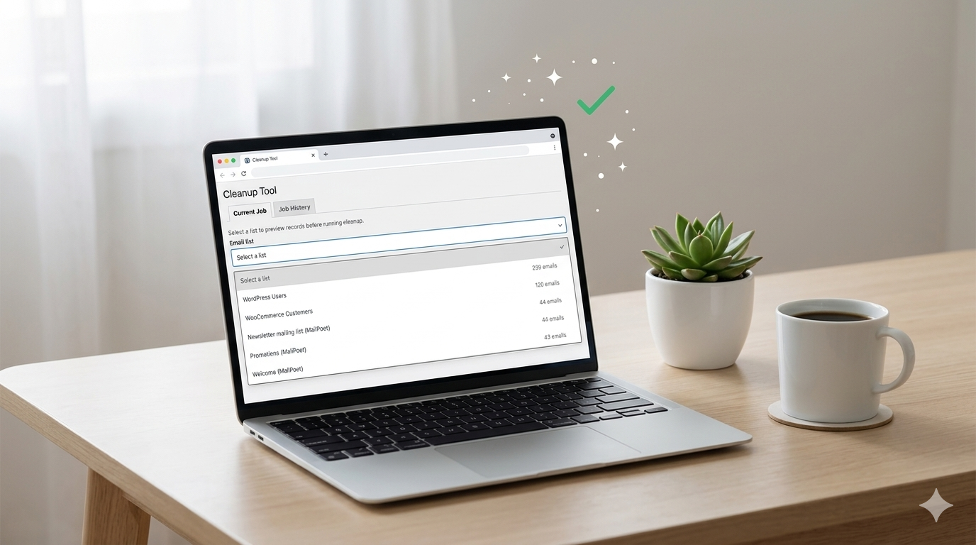 Email List Cleaner for WooCommerce & MailPoet: Batch Email Verification Is Here